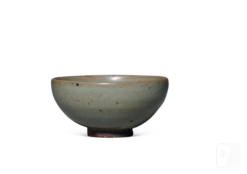 明代 钧窑青釉小杯 - 图2
